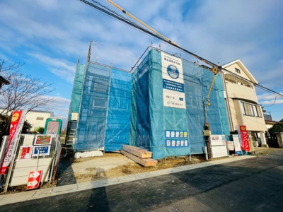 【前面道路含む現地写真】 | 越谷市新川町1丁目新築戸建て