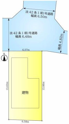 泉区中田東３丁目　中古戸建　5790万円の区画図