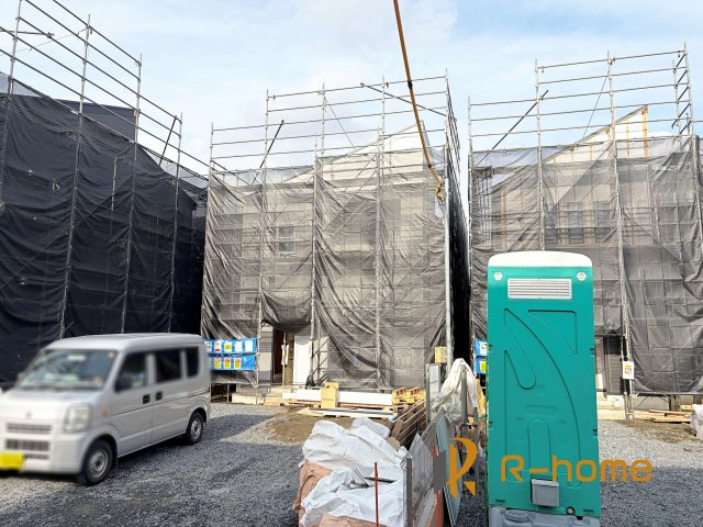 那珂市菅谷16期　新築戸建て　3号棟の外観|ご予約を頂ければ、『平日』はもちろん『早朝』や『夜間』もご見学可能です♪お気軽にお申し付けください♪