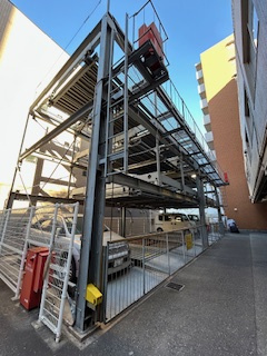 成晃マンションの駐車場|駐車スペースもあります