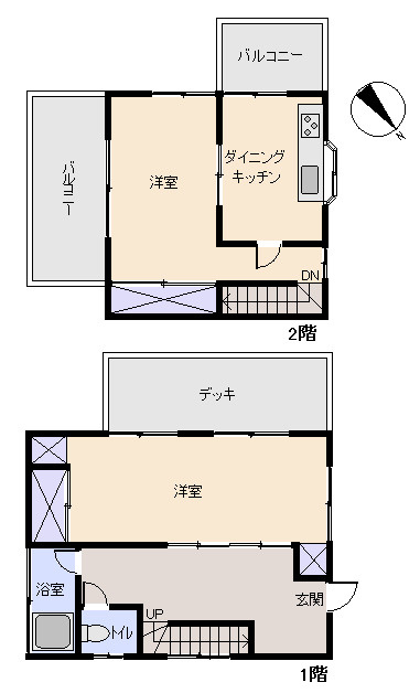 真鶴町　岩の間取り|間取図（平面図）