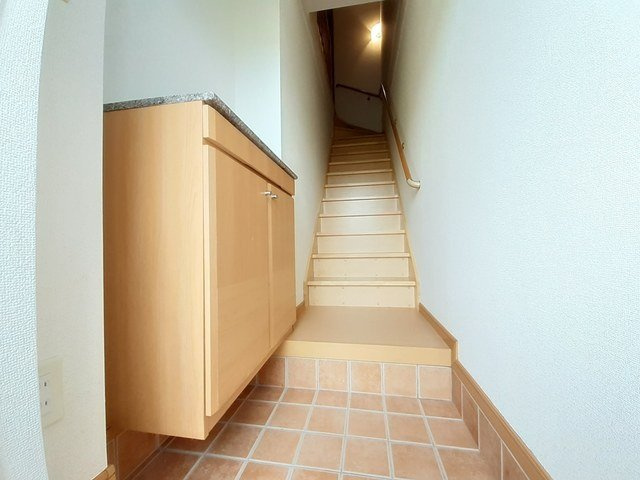 グラースＡの玄関