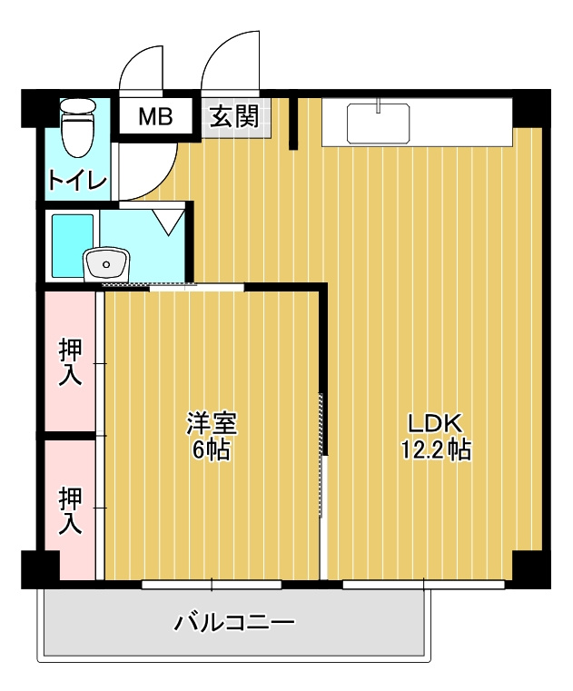 セオコート潤和の間取り