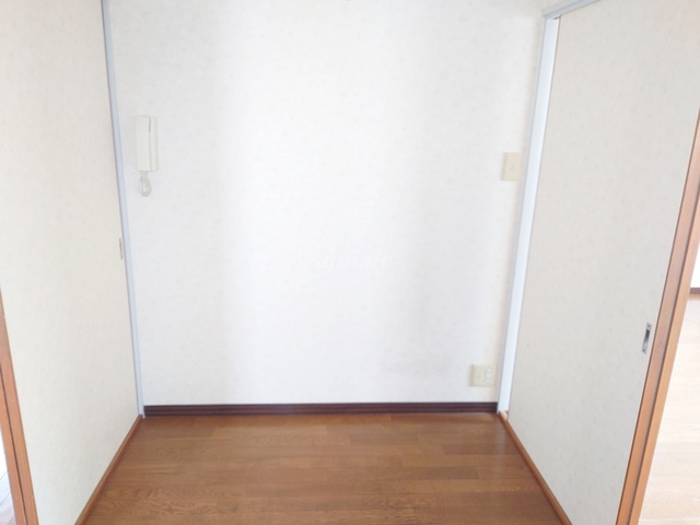 大平マンションのキッチン|冷蔵庫置き場です☆