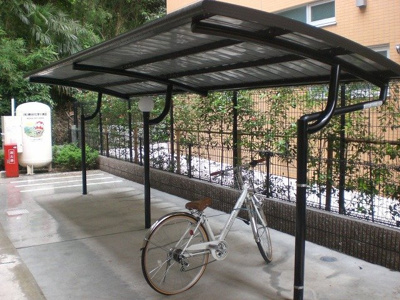 【その他】 | レオパレスカリス | 駐輪場　原付＆自転車のみ駐輪可能