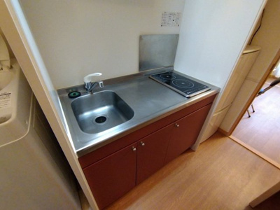 【キッチン】 | レオパレスＴＡＣＡＫＯ | シングルレバー設置　シンク広め仕様です