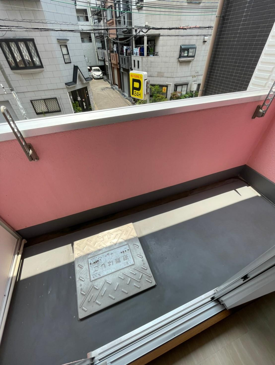 大阪市都島区内代町１丁目の賃貸マンションのバルコニー