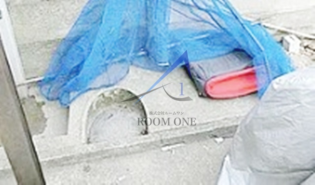 エイテックスコーポのその他共用部分|敷地内ゴミ置き場です。