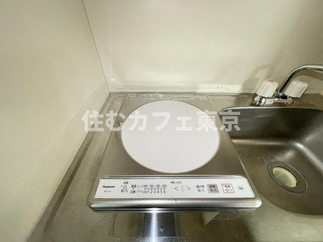 レジデンスATT立川のキッチン|1口のIHコンロです