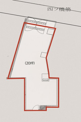 アルカディーナ京町堀の間取り