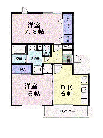 ベルシュラインの間取り