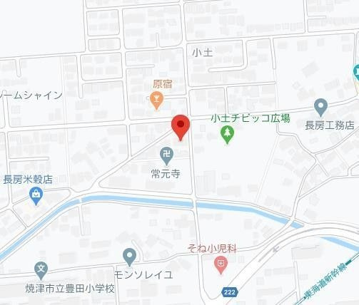 長房アパートの地図