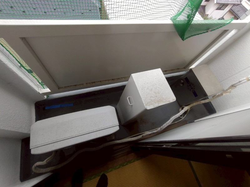 メゾンドールのバルコニー