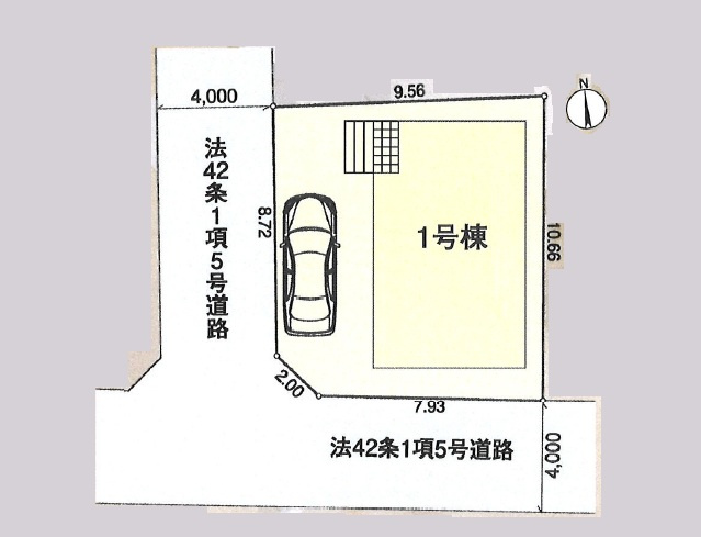 【区画図】 | 朝霞市岡第３　全１棟 | 全１棟