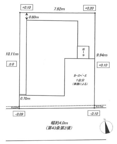【横浜市旭区南希望が丘139-39新築戸建て】★仲介手数料無料★（善部小学校・南希望が丘中学校）の区画図