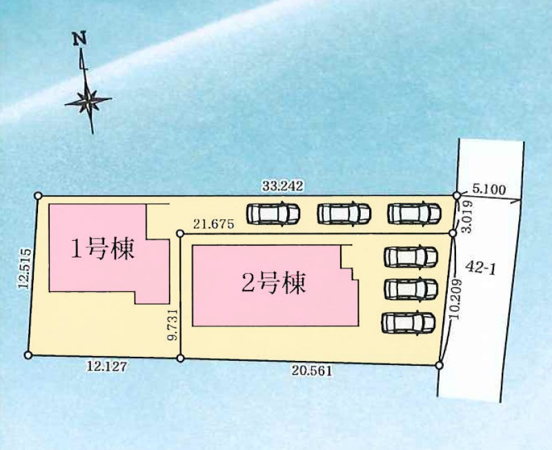 【新築戸建】玉村五料24-1期の区画図|■区画図