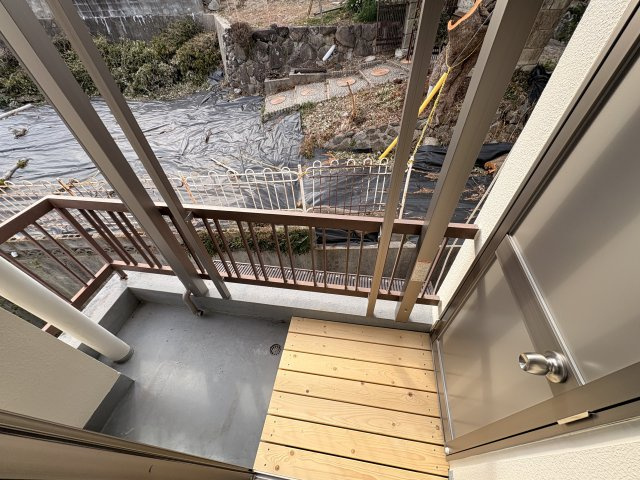 西有紀マンションの洗面所