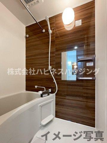 （仮称）キャメル柏の葉キャンパス7Bの浴室|日々の暮らしに欠かせないお風呂です