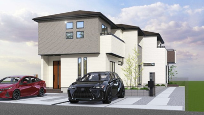 【外観パース】 | うるま市石川4期（全2棟）1号棟 | 外観パースです