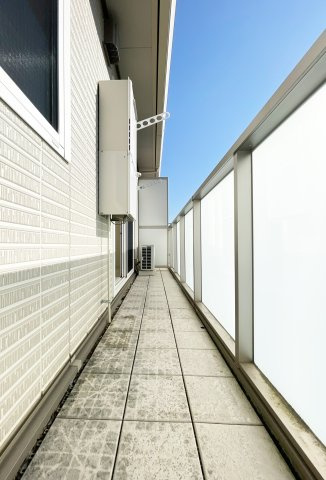 プロヌーブ北矢三　B棟のバルコニー