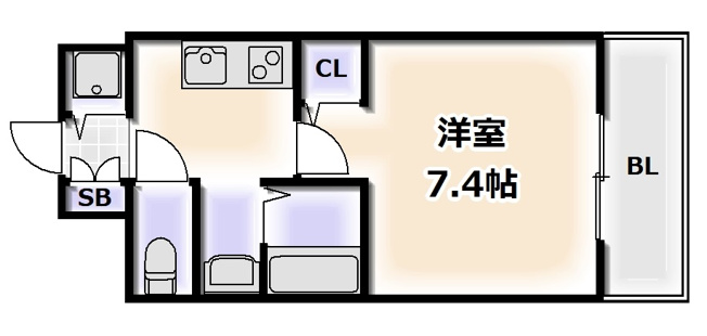 【間取り】 | プレサンス難波南アーバニッシュ