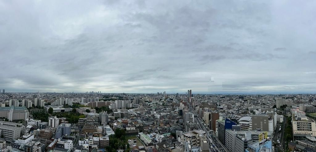 プリズムタワーの展望