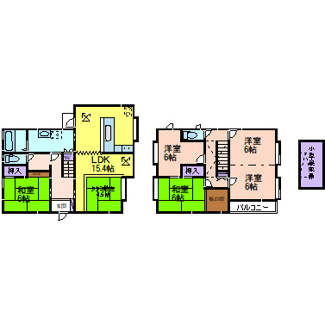 【間取り】 | 鹿沼市東町　中古戸建 | 〇間取り〇
4LDK+S
