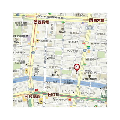 【その他】 | BRAVI南堀江 | マップ