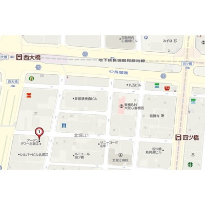 【その他】 | アーデンタワー北堀江 | マップ