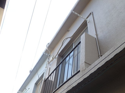 【バルコニー】 | 門戸岡田町テラスハウス | 洗濯物もたっぷり干せます