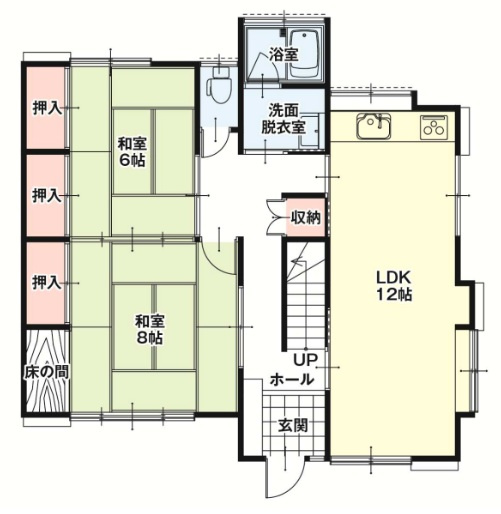 【間取り】 | KEM伊勢崎市山王町1期中古戸建 | 1階