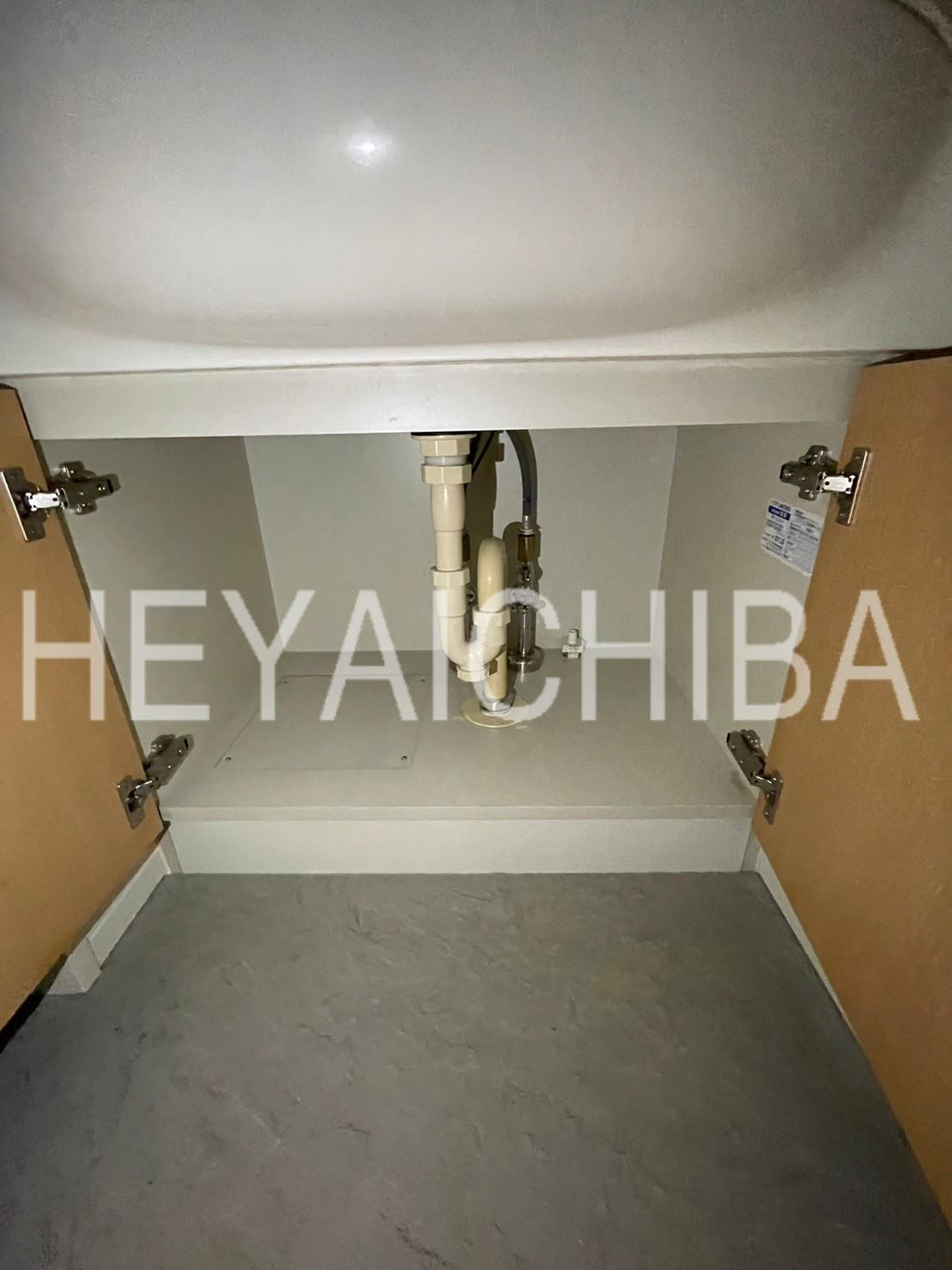 ラグジュアリーアパートメント三ノ輪の洗面所|下段収納