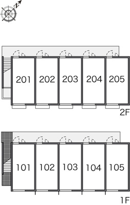 【区画図】 | レオパレスウインドコート