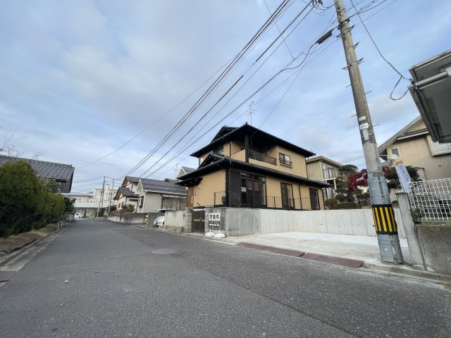 中古戸建・中古住宅　郡山市安積町笹川四角坦　安積三小・安積二中の前面道路含む現地写真