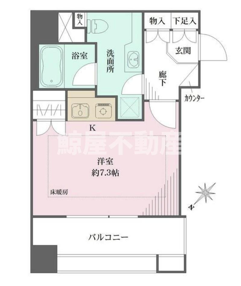 ファミールグラン銀座4丁目の間取り