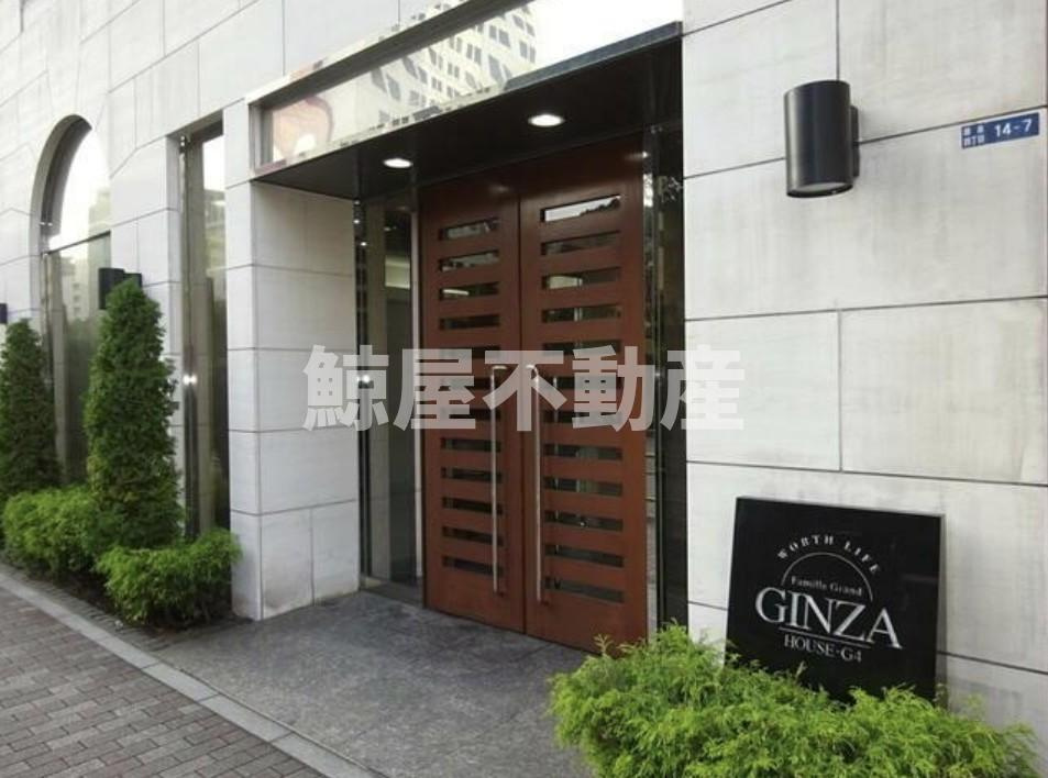 ファミールグラン銀座4丁目のエントランス|清潔なエントランスです