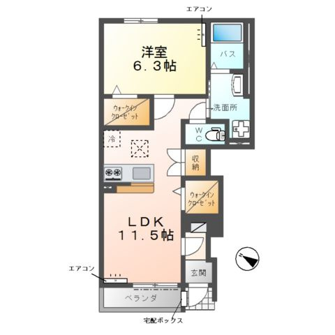 ＫＡＫＩＮＯＫＩ　ＴＥＲＲＡＣＥの間取り