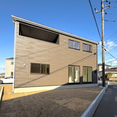 【外観】 | 銚子市松本町5丁目4号棟 | 施工例:即日のご見学も可能です。お気軽に0476-37-3888までお問合せ下さい。