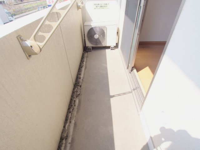 KSビルのバルコニー