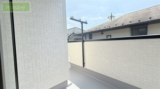 【バルコニー】 | 長期優良認定住宅　 完成してます　車4台　西志津全2棟　2号棟　　