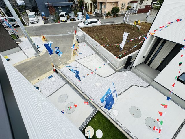 市川市本北方３丁目新築戸建【若宮小学校：7分】の展望|バルコニーより南側眺望