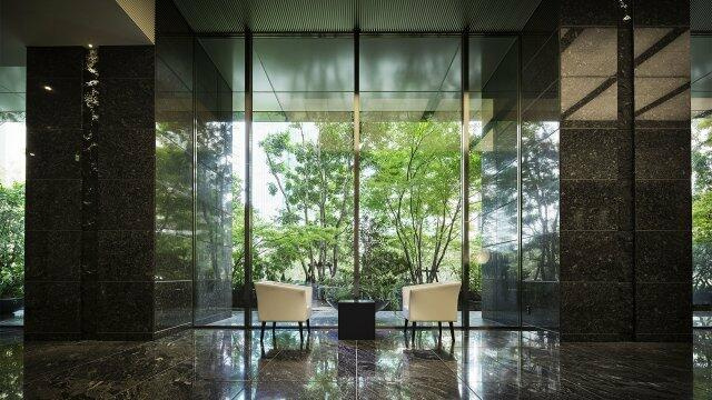 港区六本木３丁目の賃貸マンションのロビー| 