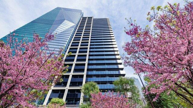 港区六本木３丁目の賃貸マンションの外観パース| 