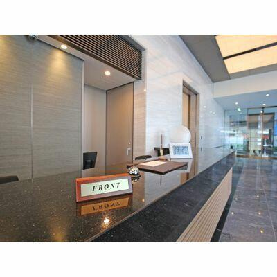 港区六本木３丁目の賃貸マンションのロビー|フロント 