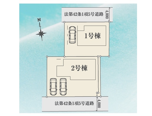 【区画図】 | 川越市砂新田3丁目第１期　全２棟　２号棟 | 2号棟