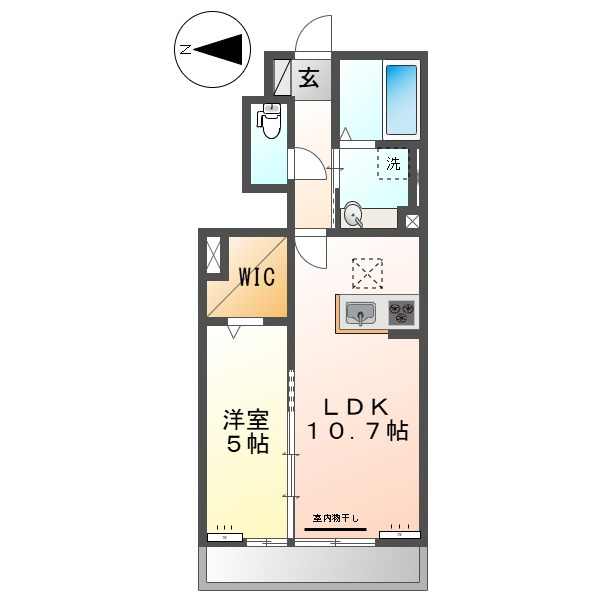 メゾン　ボヌールの間取り