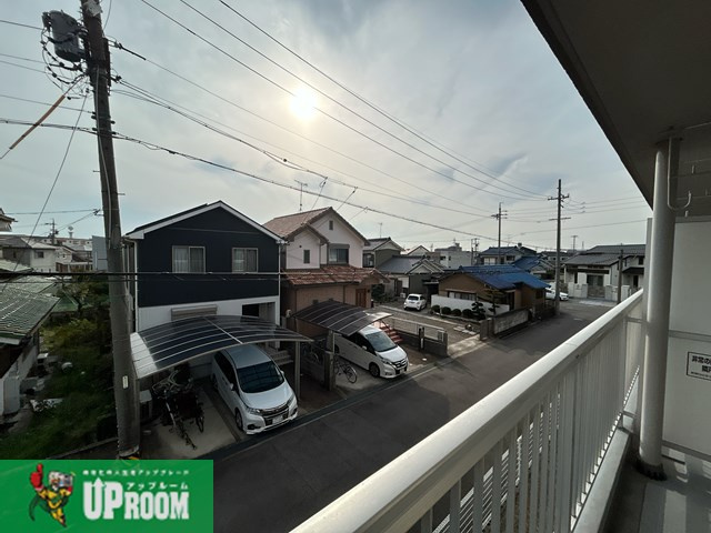 柏原農住団地T棟の展望