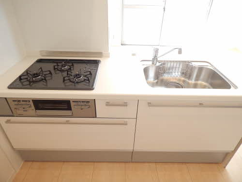 パインフォレスト国分のキッチン|使いやすいキッチンです