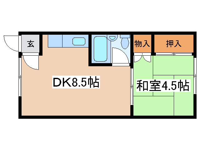 コーポ８８の間取り
