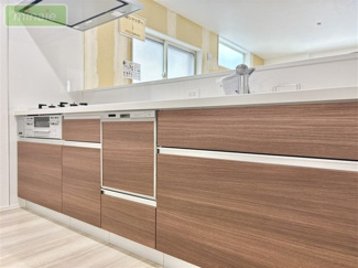 【キッチン】 | ZEH水準住宅　床暖房　食洗機　ロフト　大野町1　2号棟